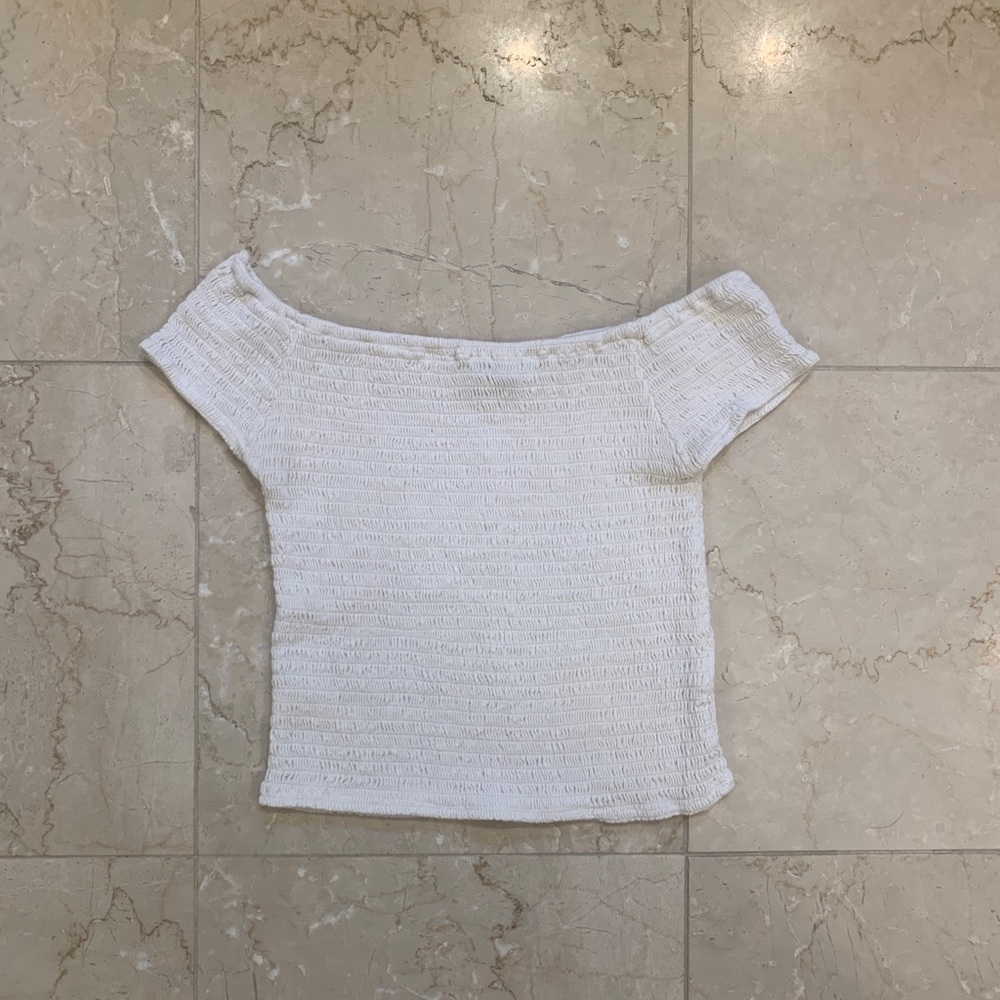 Brandy Melville white crop top